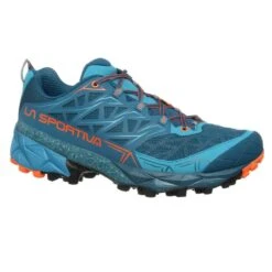 Sports Shoes Shop 29 La Sportiva Akyra Mens Trail Running Shoes Ocean/Flame