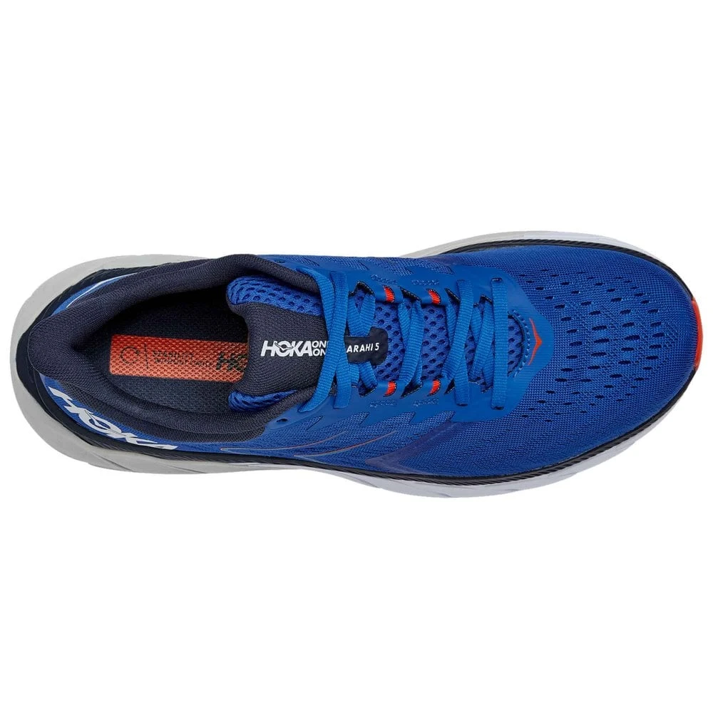 Hoka Arahi 5 Mens Running Shoes Turkish Sea/White 4 Hoka Arahi 5 Mens Running Shoes Turkish Sea/White - Image 2