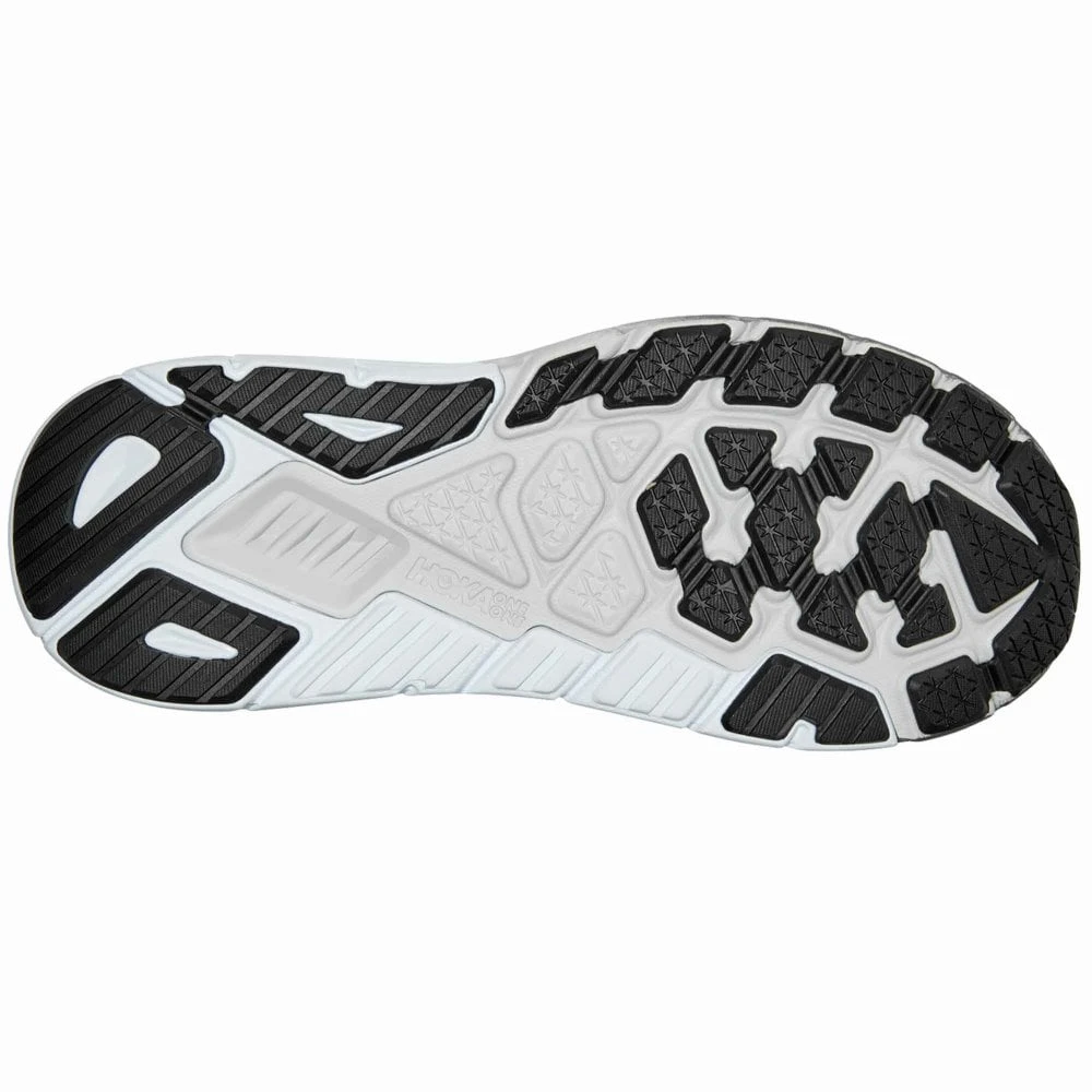 Hoka Arahi 6 Wide 2E Mens Running Shoes Black/White 5 Hoka Arahi 6 Wide 2E Mens Running Shoes Black/White - Image 3
