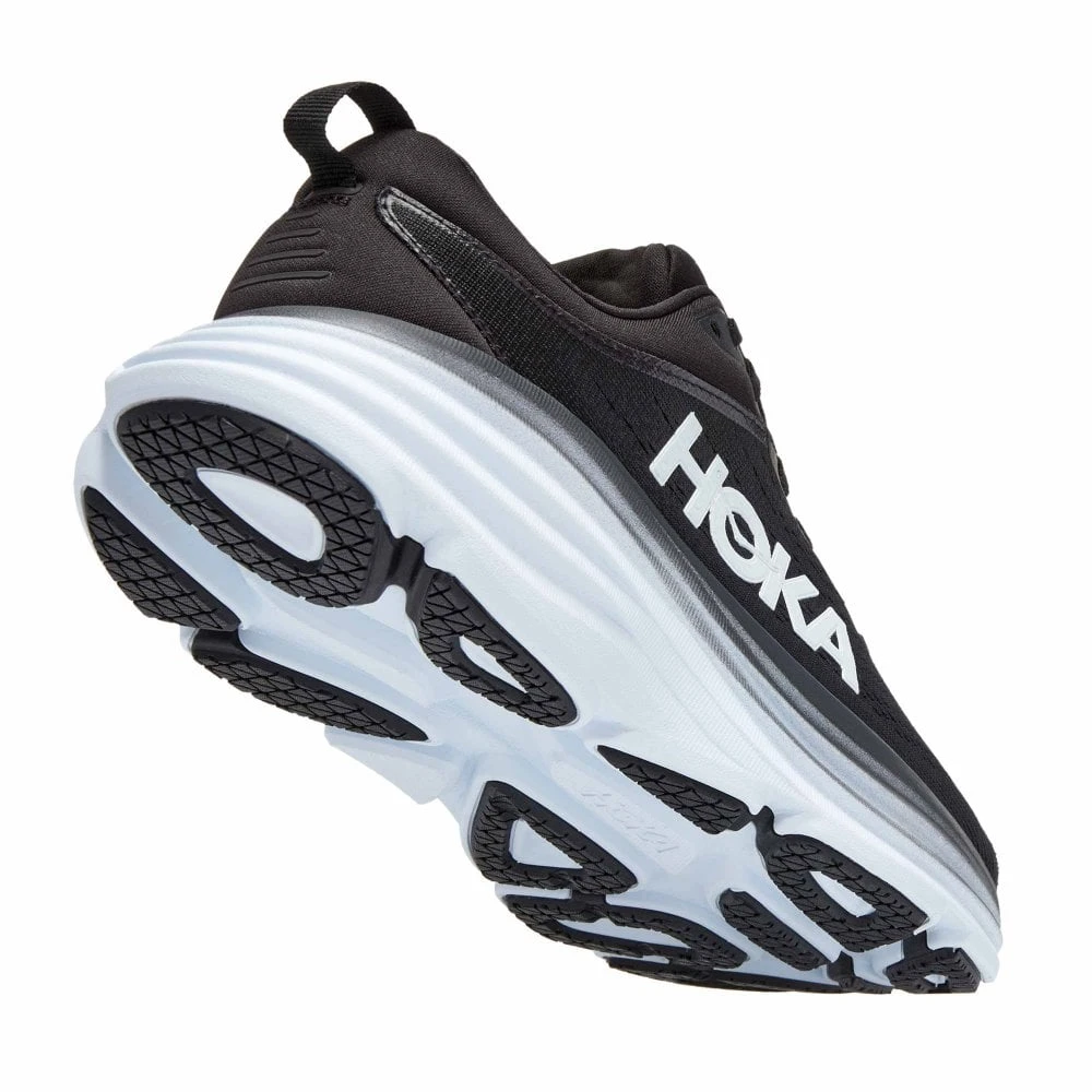 Hoka Bondi 8 Mens Running Shoes Black/White 4 Hoka Bondi 8 Mens Running Shoes Black/White - Image 2