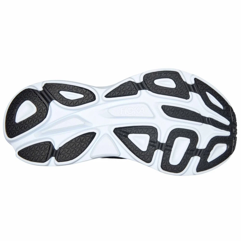 Hoka Bondi 8 Mens Running Shoes Black/White 6 Hoka Bondi 8 Mens Running Shoes Black/White - Image 4