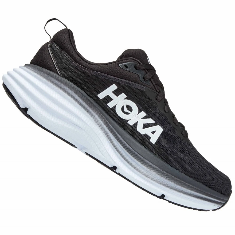 Hoka Bondi 8 Womens Running Shoes Black/White 3 Hoka Bondi 8 Womens Running Shoes Black/White