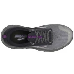 BROOKS Cascadia 17 Womens Trail Running Shoes Oyster/Blackened Pearl/Purple -Sports Shoes Shop cascadia 17 womens trail running shoes oyster blackened pearl purple p8261 32831 image