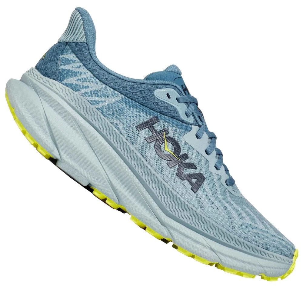 Hoka Challenger 7 Wide 2E Mens Trail Running Shoes Stone Blue/Evening Primrose 3 Hoka Challenger 7 Wide 2E Mens Trail Running Shoes Stone Blue/Evening Primrose