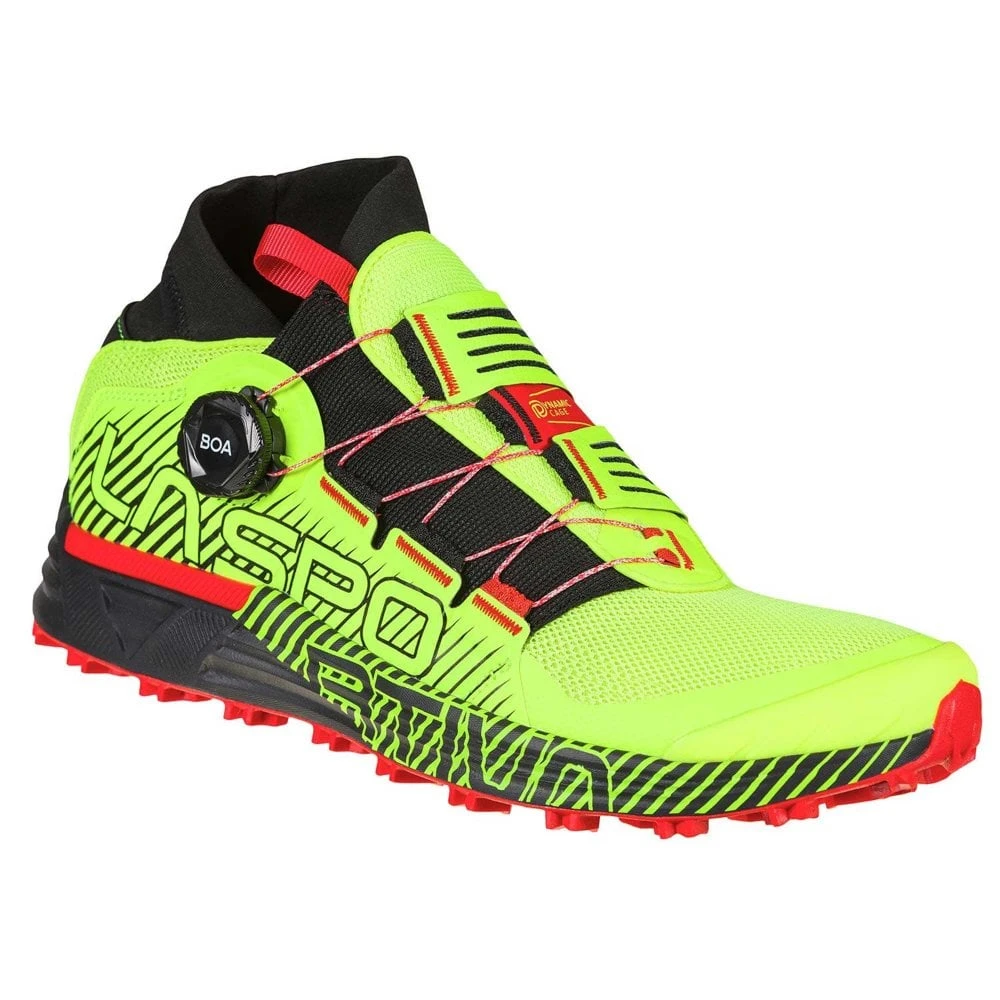 La Sportiva Cyklon Mens Trail Running Shoes Neon/Goji 3 La Sportiva Cyklon Mens Trail Running Shoes Neon/Goji