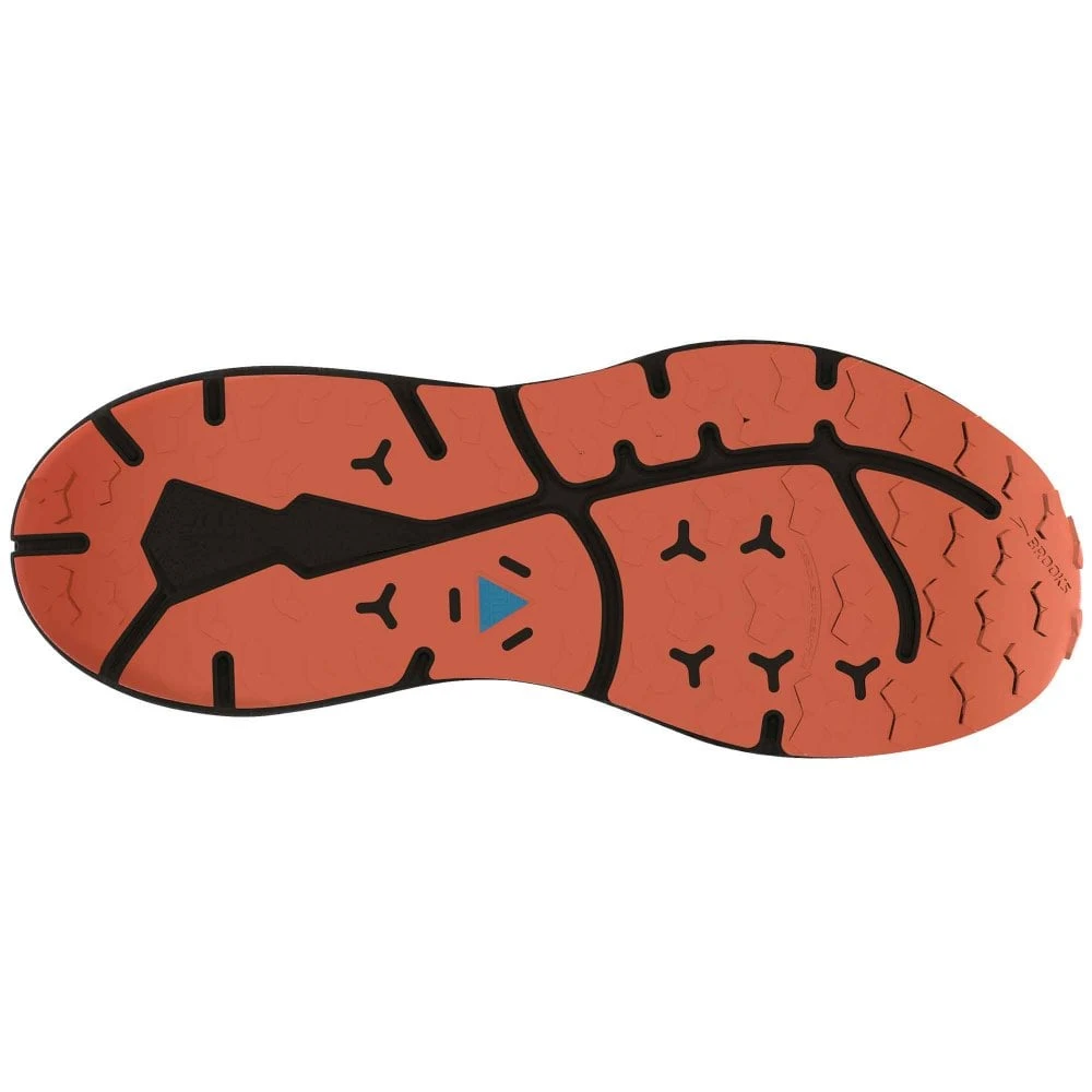 BROOKS Divide 4 GTX Mens Waterproof Trail Running Shoes Black/Firecracker/Blue 5 BROOKS Divide 4 GTX Mens Waterproof Trail Running Shoes Black/Firecracker/Blue - Image 3