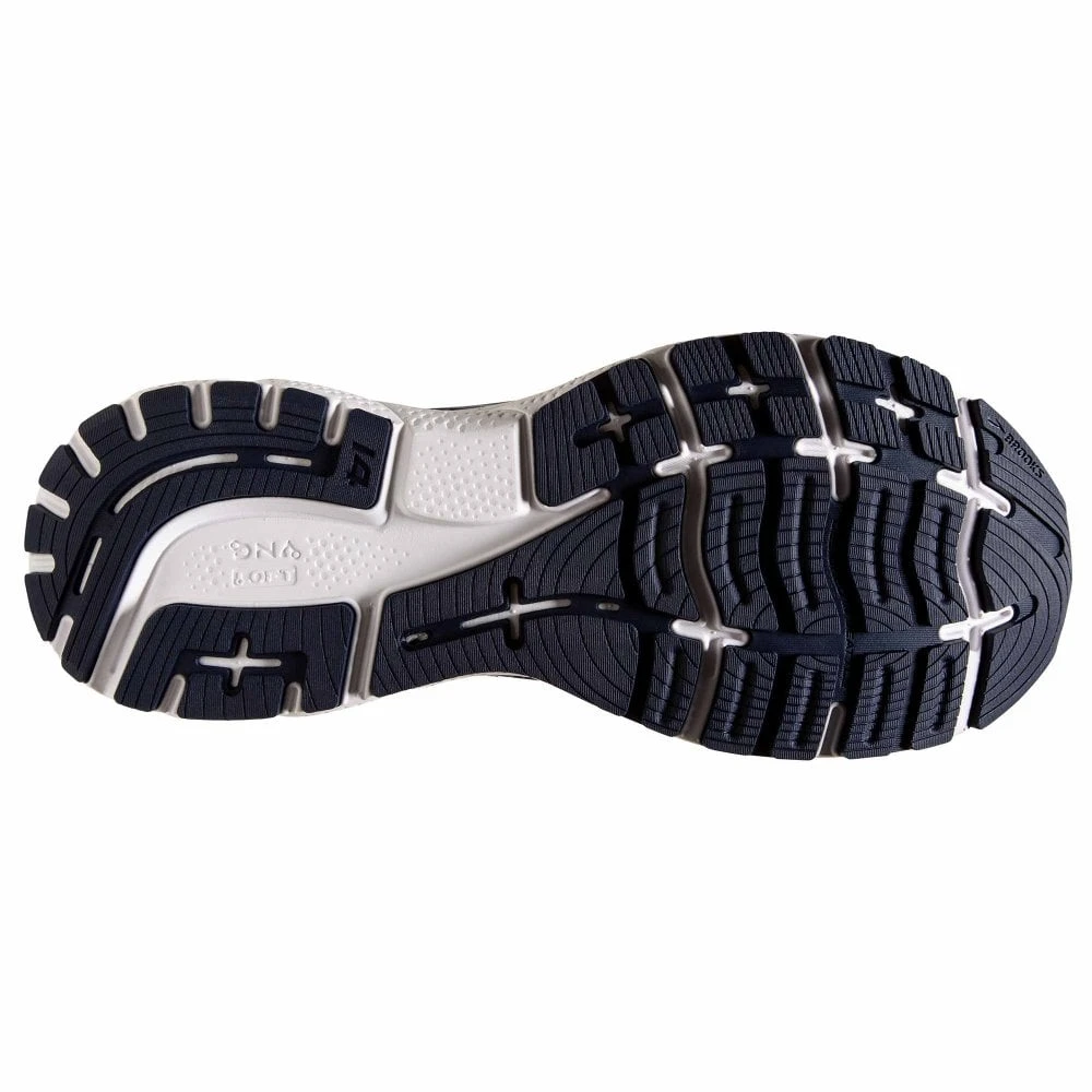 BROOKS Ghost 14 Mens Road Running Shoes Navy/Stellar/White 5 BROOKS Ghost 14 Mens Road Running Shoes Navy/Stellar/White - Image 3