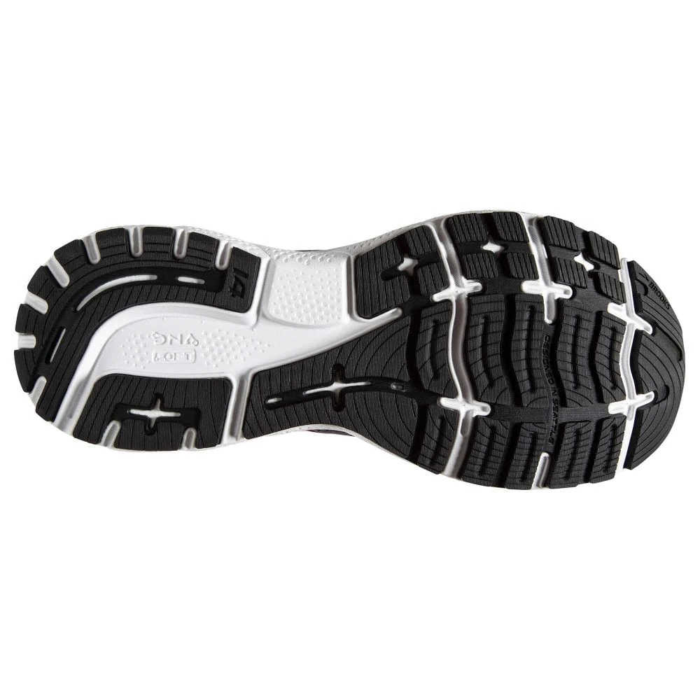 BROOKS Ghost 14 Womens Road Running Shoes Pearl/Black/Pink 5 BROOKS Ghost 14 Womens Road Running Shoes Pearl/Black/Pink - Image 3