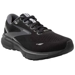 BROOKS Ghost 15 GTX Mens Waterproof Running Shoes Black/Blackened Pearl/Alloy