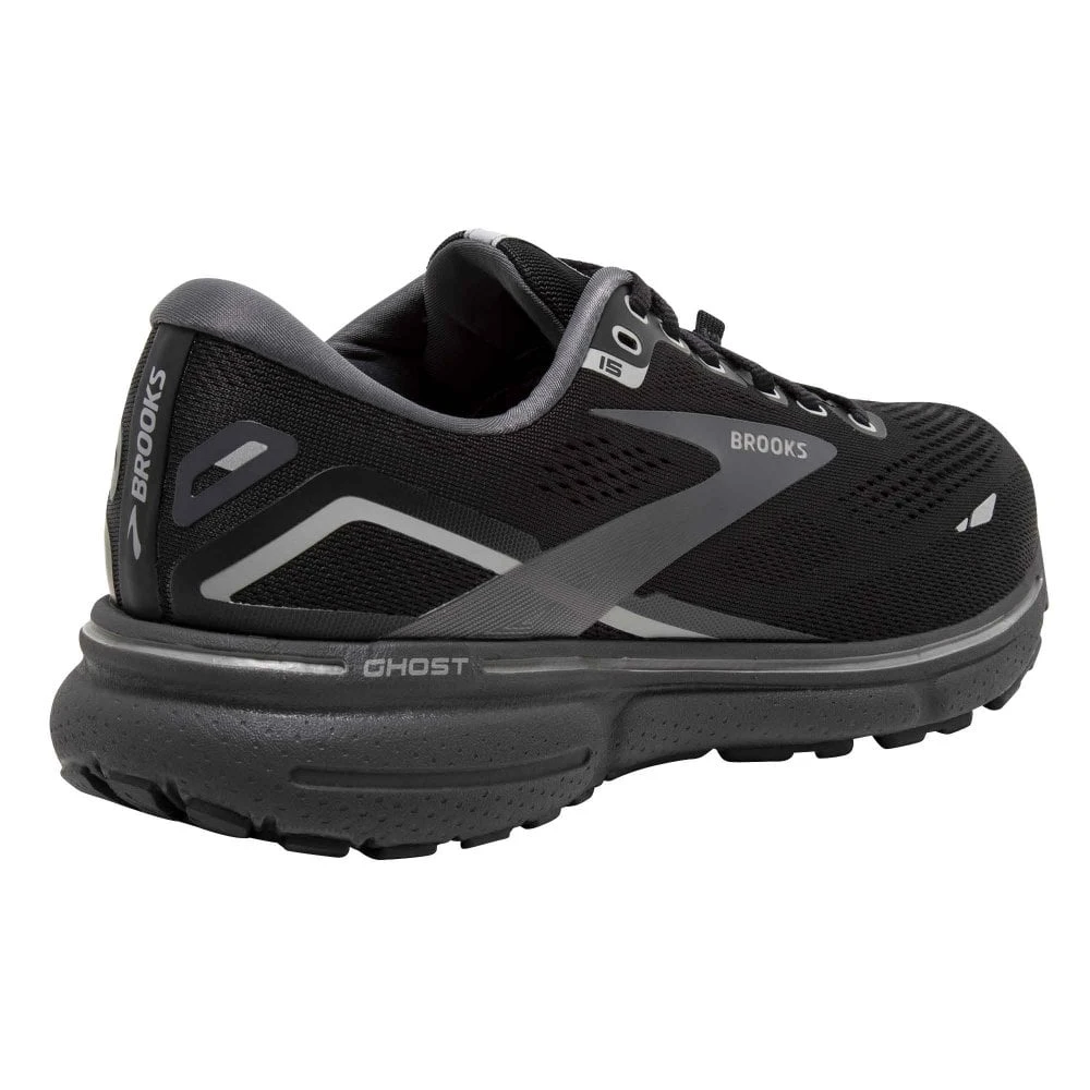BROOKS Ghost 15 GTX Womens Waterproof Running Shoes Black/Blackened Pearl/Alloy 4 BROOKS Ghost 15 GTX Womens Waterproof Running Shoes Black/Blackened Pearl/Alloy - Image 2
