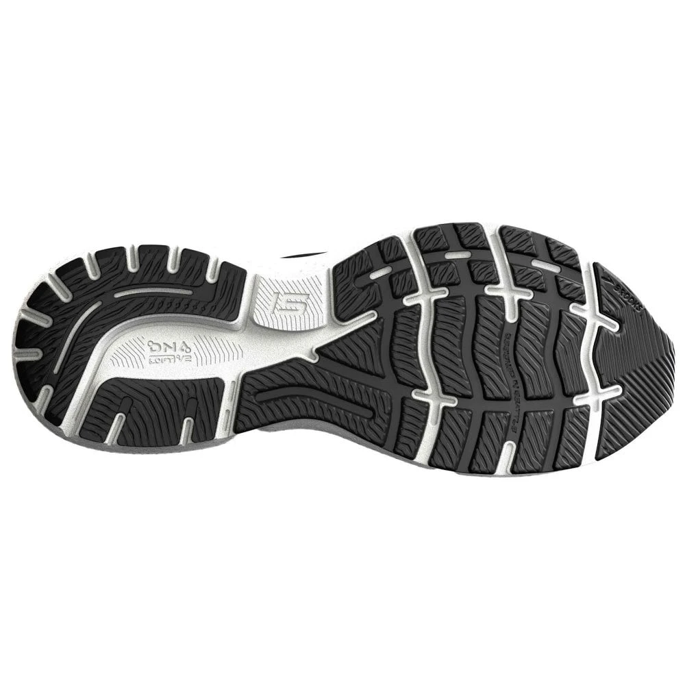 BROOKS Ghost 15 Wide D Womens Running Shoes Black/Blackened Pearl/White 6 BROOKS Ghost 15 Wide D Womens Running Shoes Black/Blackened Pearl/White - Image 4