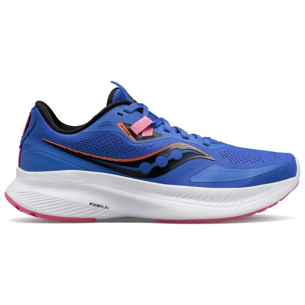 Saucony Guide 15 Womens Support Running Shoes Blue Raz/Zest 3 Saucony Guide 15 Womens Support Running Shoes Blue Raz/Zest