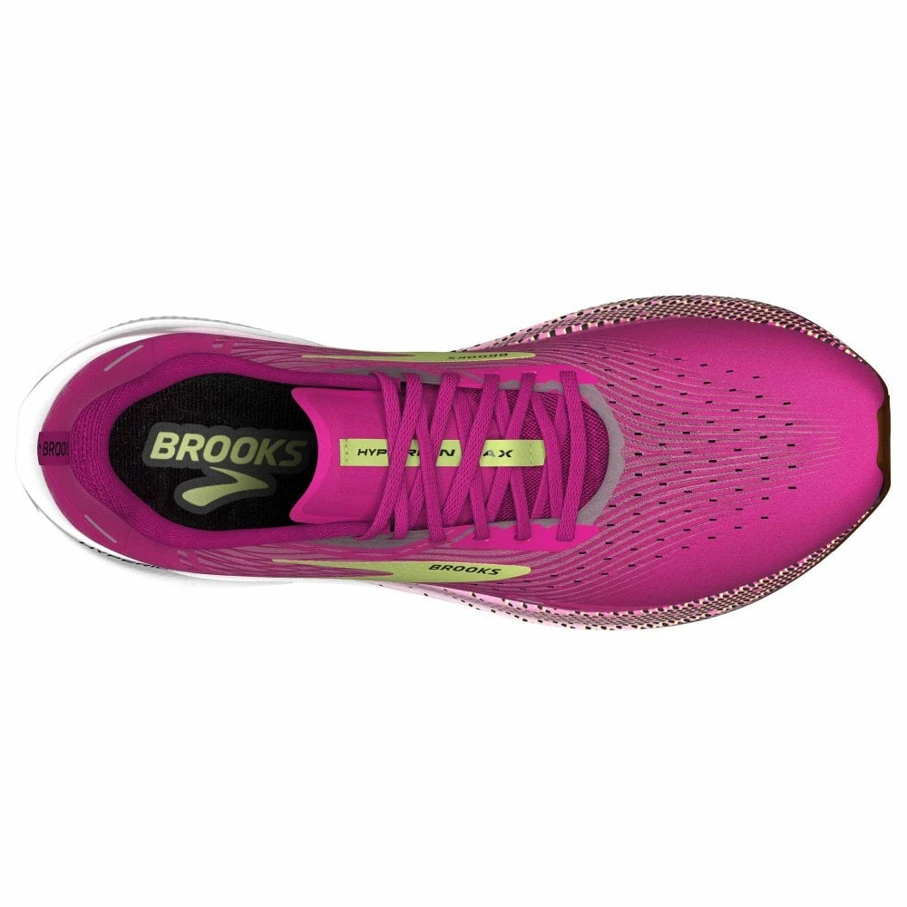 BROOKS Hyperion Max Womens Running Shoes Pink Glo/Green/Black 5 BROOKS Hyperion Max Womens Running Shoes Pink Glo/Green/Black - Image 3