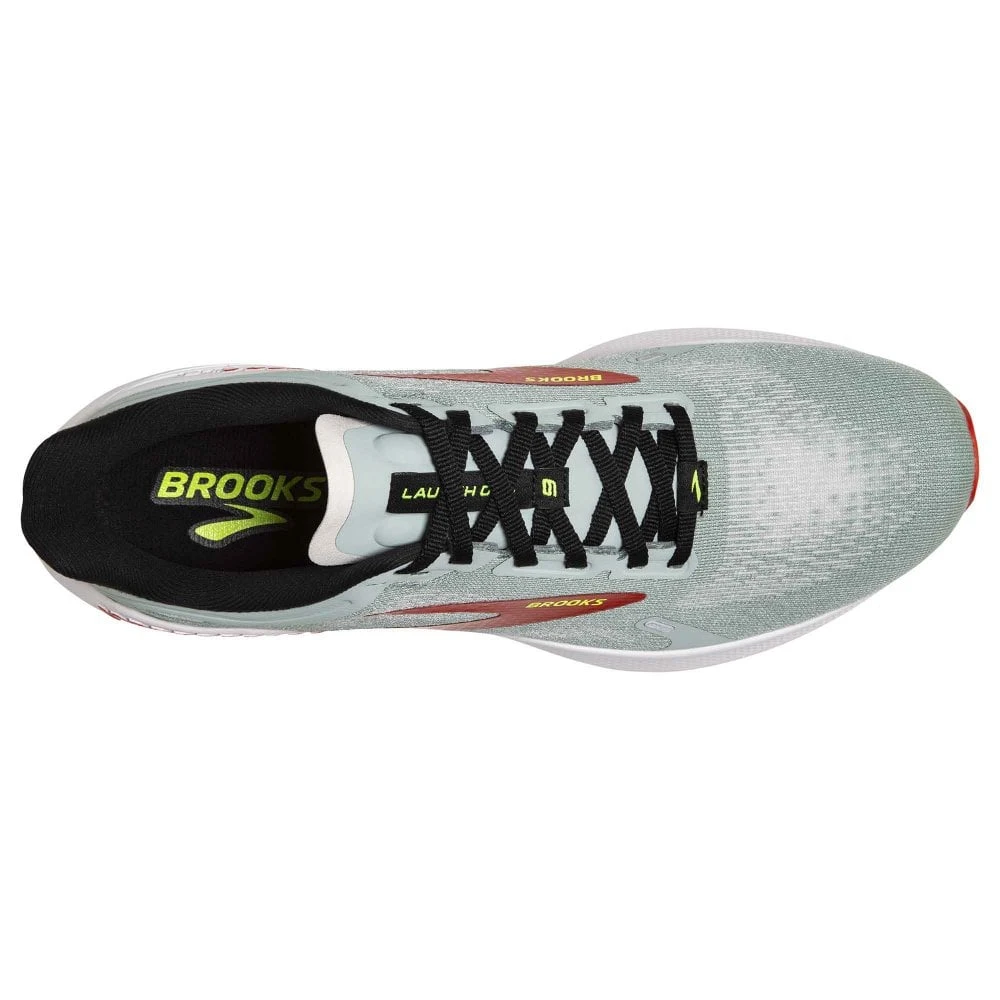 BROOKS Launch GTS 9 Mens Running Shoes Blue Surf/Black/Cherry Tomato 4 BROOKS Launch GTS 9 Mens Running Shoes Blue Surf/Black/Cherry Tomato - Image 2