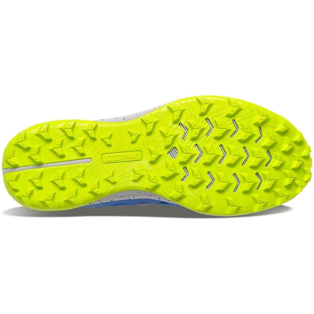 Saucony Peregrine 12 Mens Trail Running Shoes Blue Raz/Acid 4 Saucony Peregrine 12 Mens Trail Running Shoes Blue Raz/Acid - Image 2