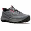 Saucony Peregrine 13 GTX Womens Waterproof Trail Running Shoes Grey/Black